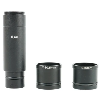 0.5 X Yükseltme 0.4 X C Montaj Adaptörü Lens 23.2 mm Azaltma Elektronik Mercek Video Mikroskop Kamera Biyolojik Mikroskop